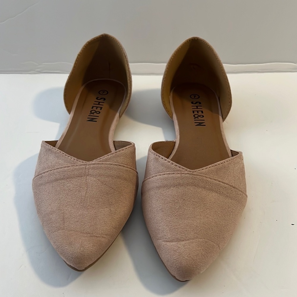Shein Women Flats size 7 light Mauve